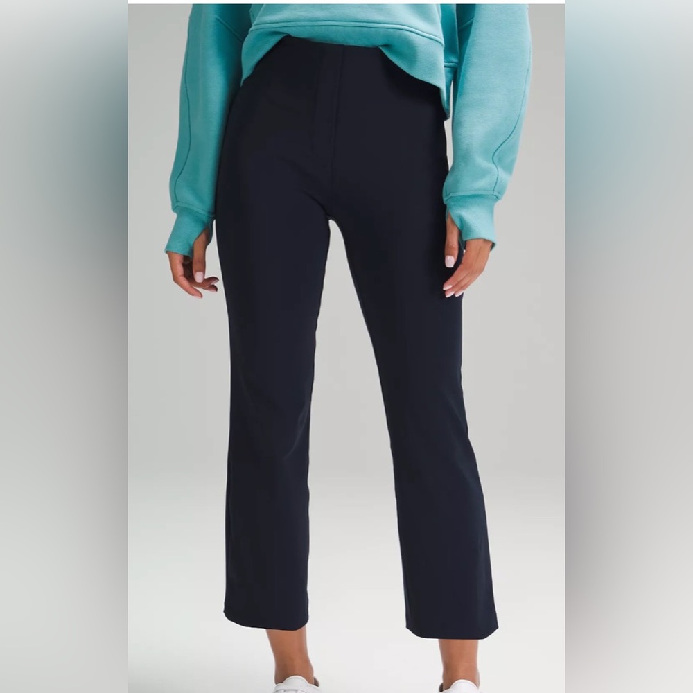 lululemon smooth fit pull on high rise cropped pant